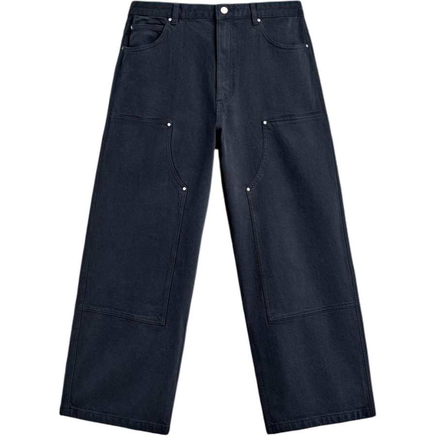 ZARA Jeans Men's Sea Blue Moderate Straight Fit Pants