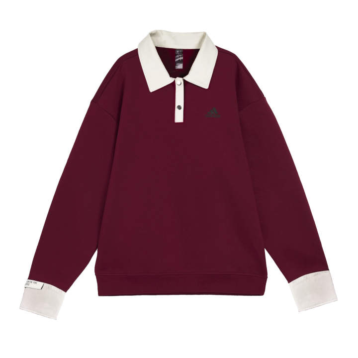 Adidas Adidas Sweatshirts Unisex Red Lapel Moderate Regular