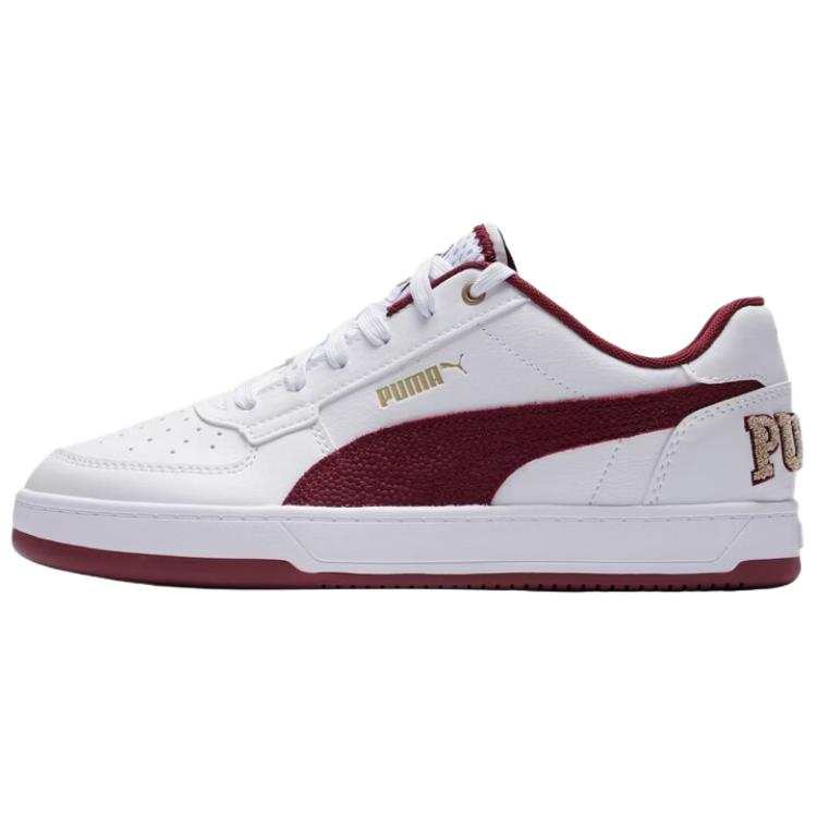 PUMA Caven 2.0 Low top Skateboard Shoes Unisex White Red