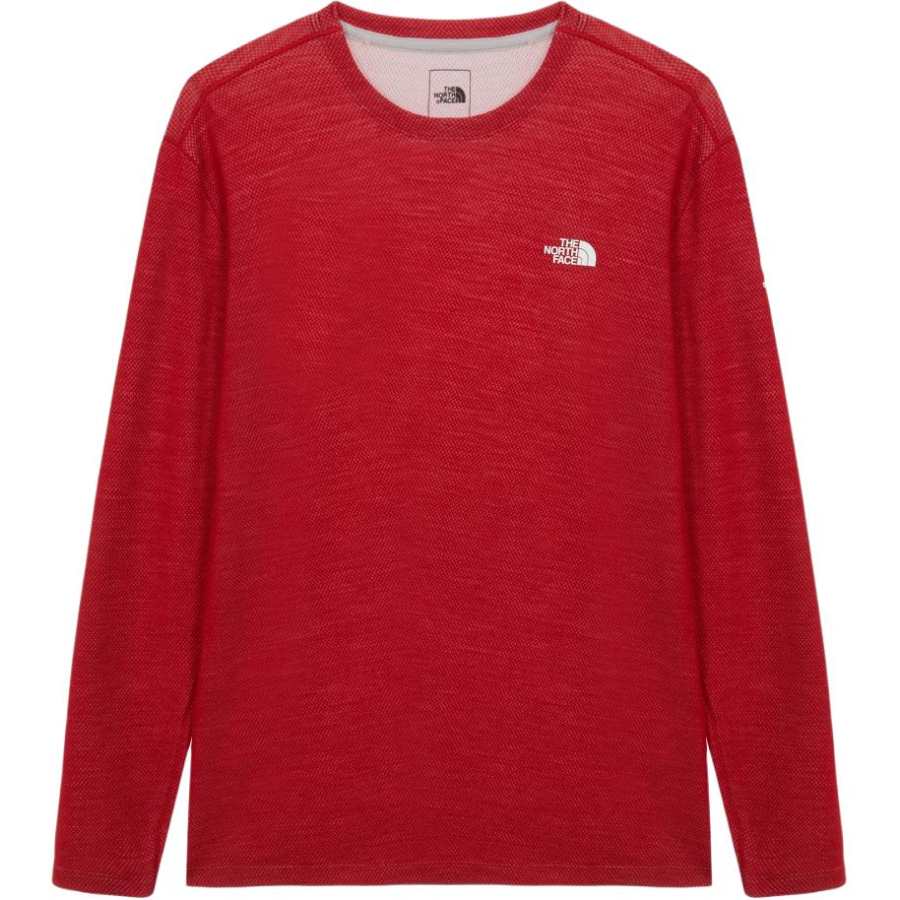 THE NORTH FACE T Shirts Men's Red Crew Neck