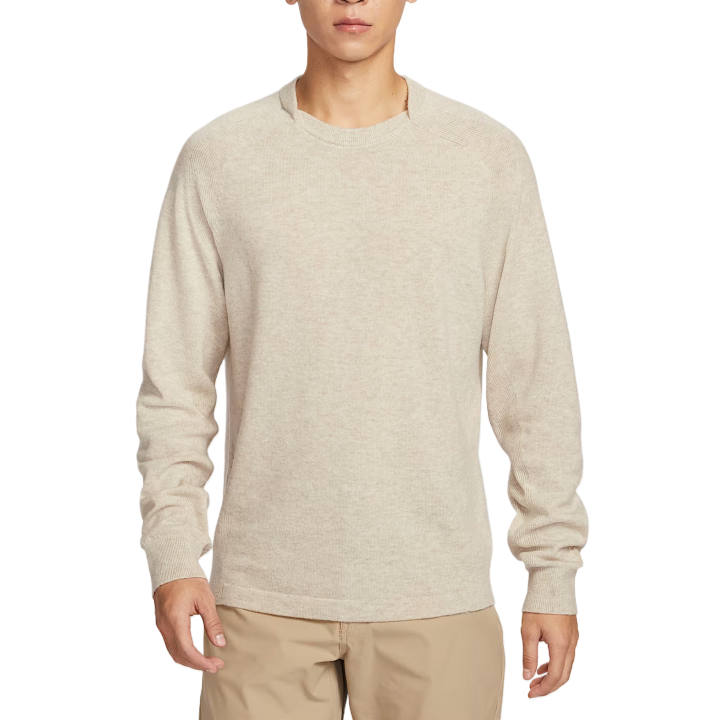 Nike Nike Golf Clothing Men's Lime Gray/Sail White Crew Neck Moderate