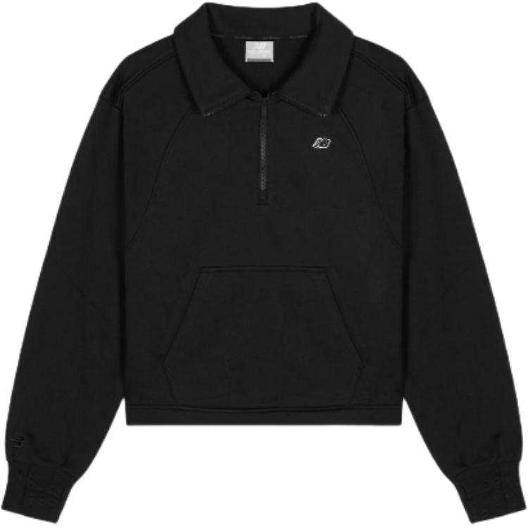 New Balance New Balance Sweatshirts Women's Black Stand Collar Moderate