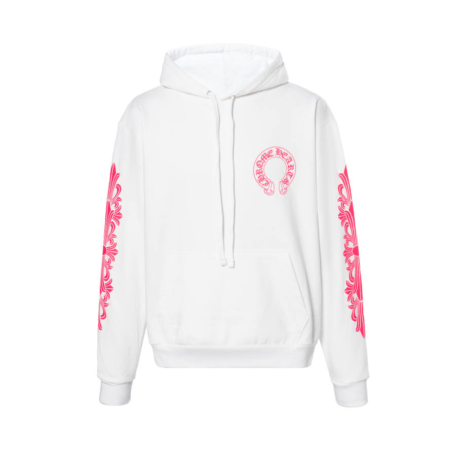 Chrome Hearts horseshoe-logo graphic hoodie