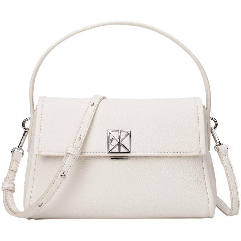 CALVIN KLEIN Fabric Handbag Women's Moon White