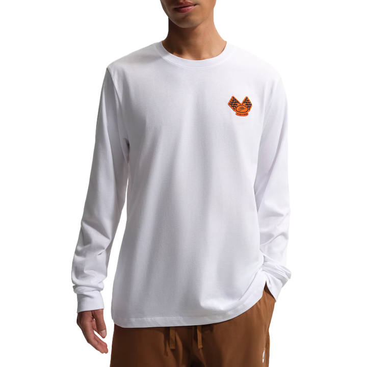 Nike Nike T Shirts Men's White Crew Neck Moderate Straight Fit