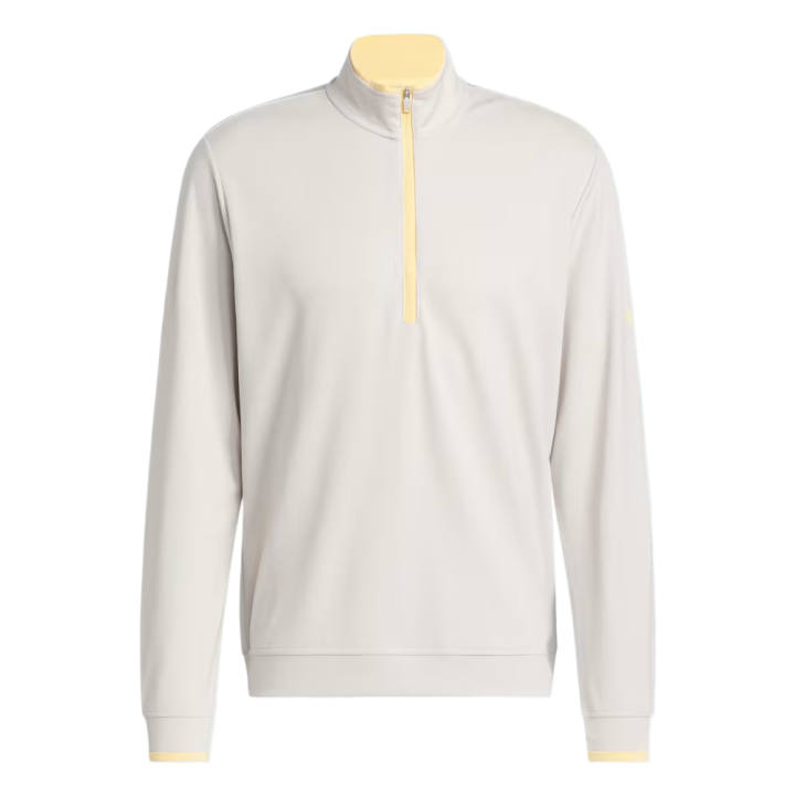 Adidas Adidas Golf Clothing Men's Beige Stand Collar Moderate