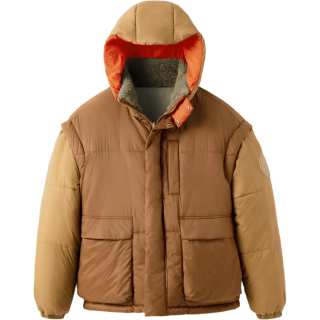 UGG Puffer Jackets Unisex Hickory Nut Hooded Moderate Reversible