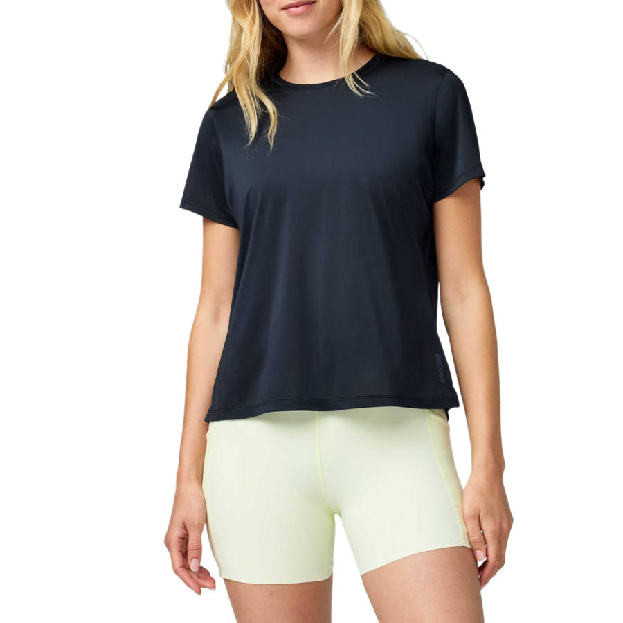 Brooks Running T Shirts Women's Black Moderate