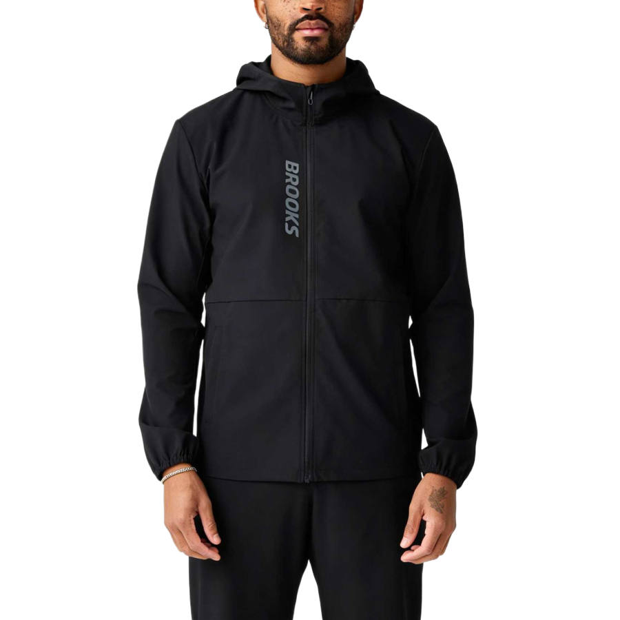 Brooks Brooks Running Jackets Men's Black Hooded Moderate Other