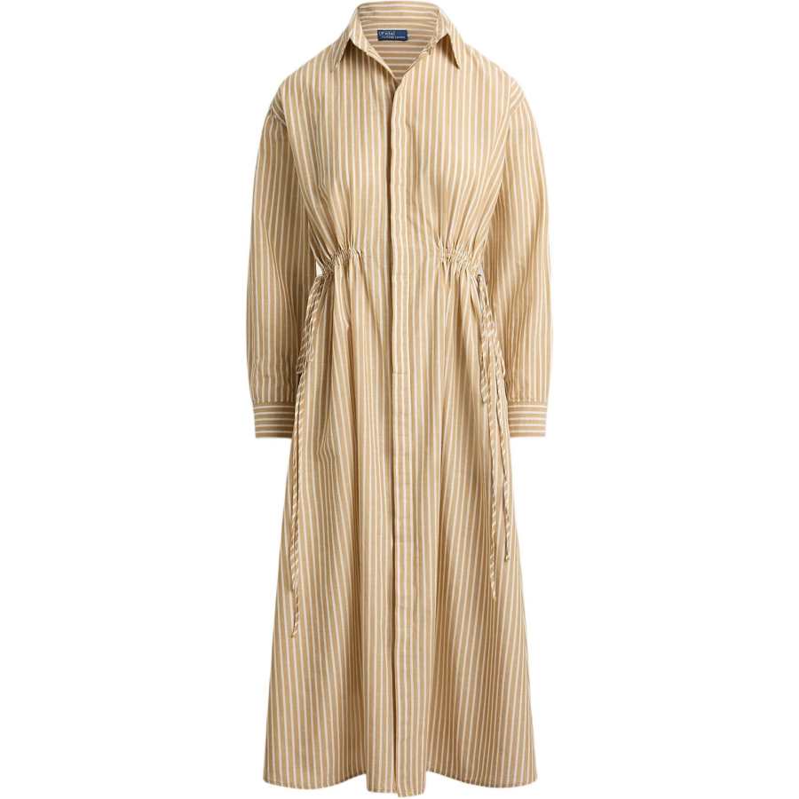 Polo Ralph Lauren collared striped shirt dress