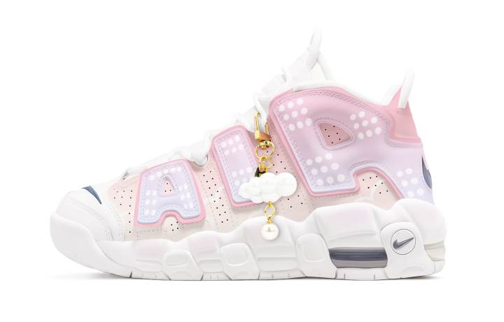 Nike Nike Air More Uptempo GS Nebula Bubbles Cushioning Abrasion Resistant Slip Resistant