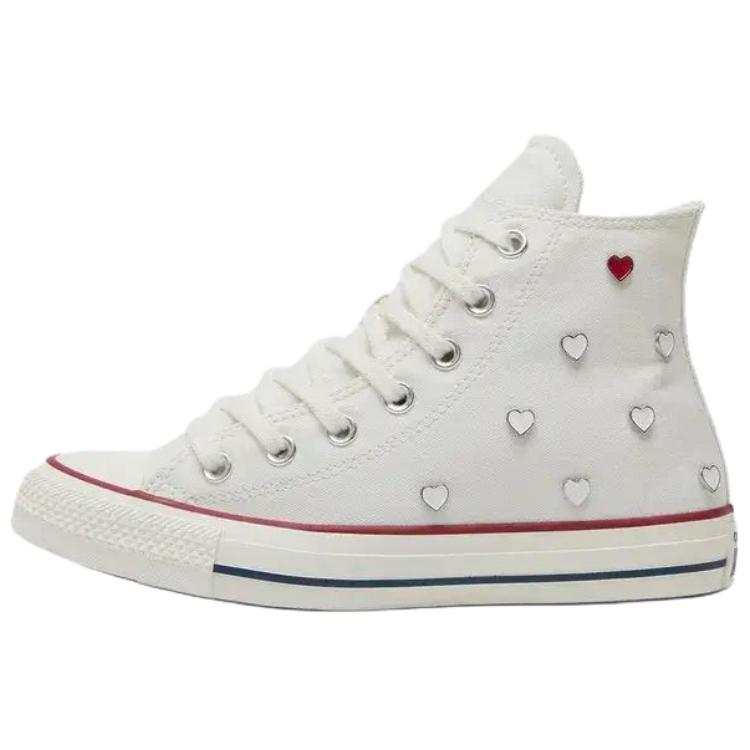 Converse heart embellished high-top sneakers Women's