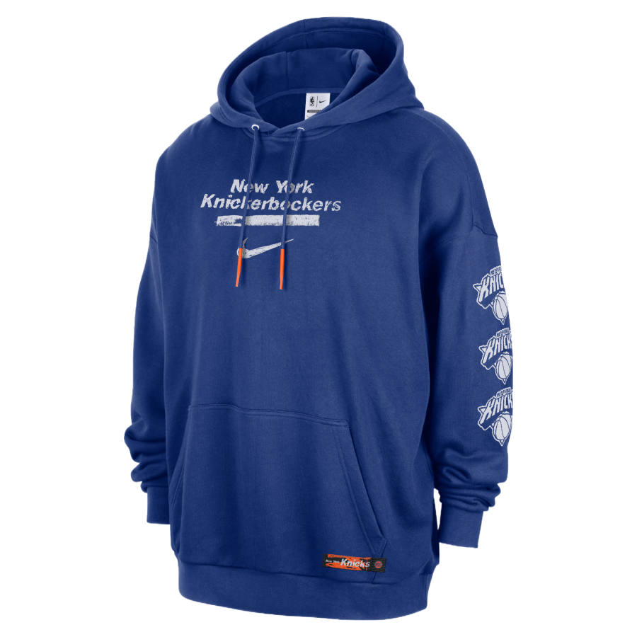 Jordan Jordan New York Knicks Courtside Men's Jordan Nba Club Premium Pullover Hoodie