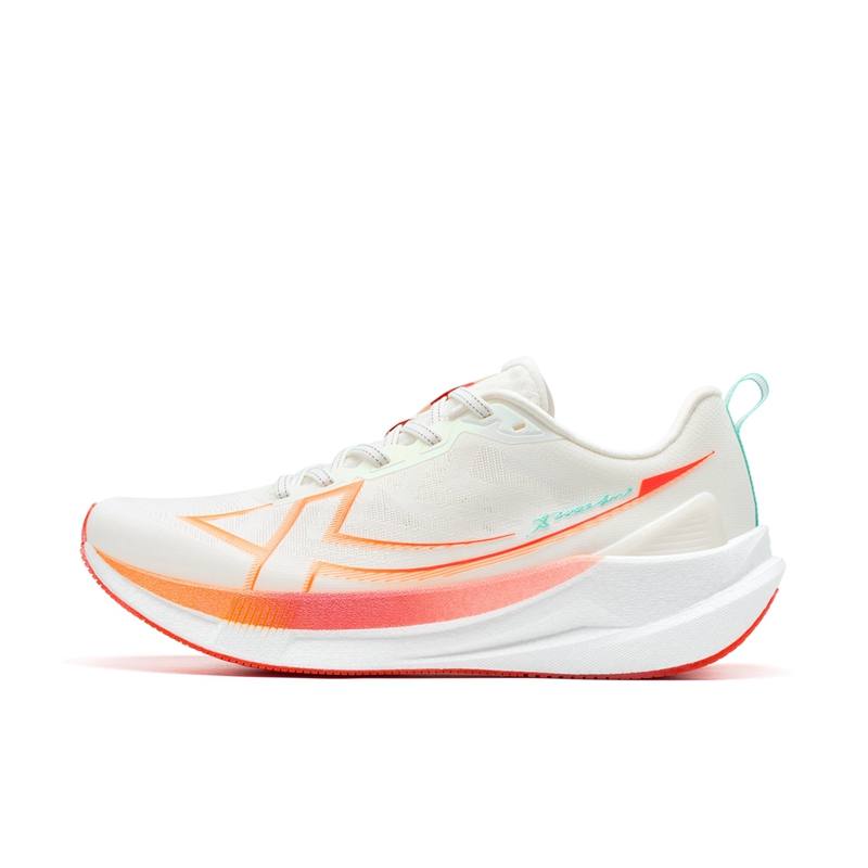 XTEP 2000km 5.0 Low top Training Long Distance Running Physical Fitness Test & Exam Running Shoes Men's White Orange