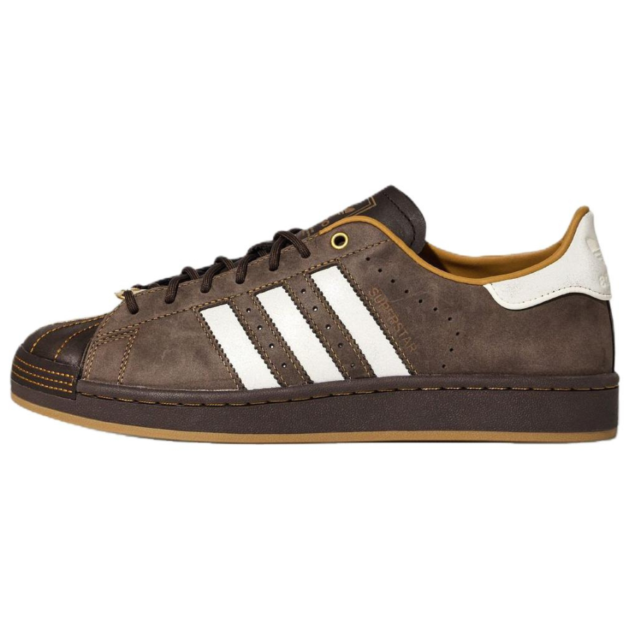 Adidas Originals Superstar 2 Low top Skateboard Shoes Unisex Dark Brown