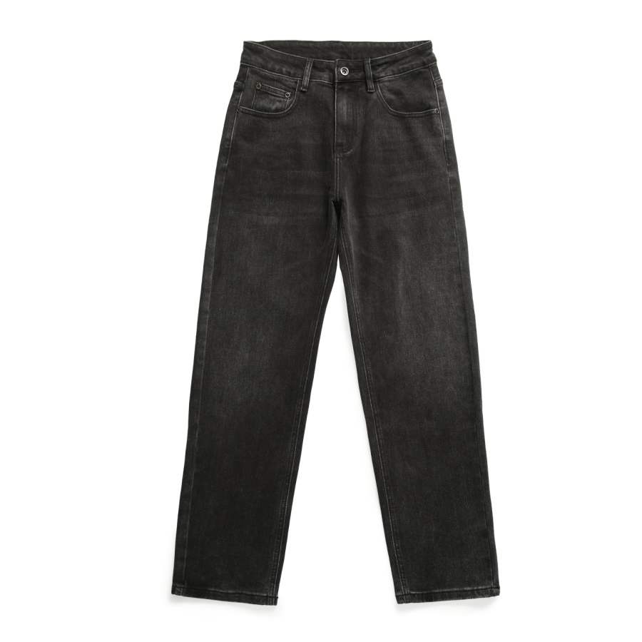 Hodo Jeans Unisex Black Moderate Straight Fit Pants