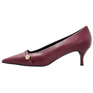 Furla Sfera Leather Slim Heel High Heels 6CM Women's Purple