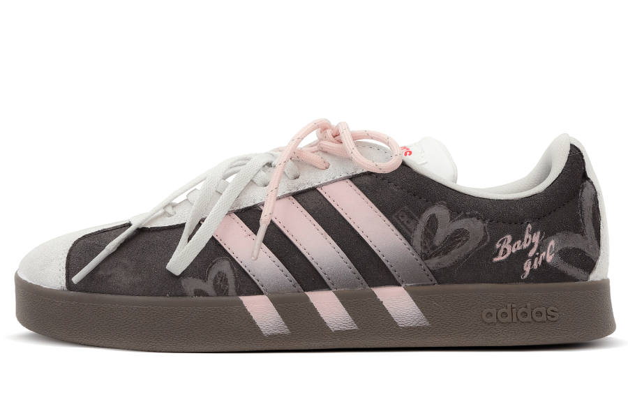 Adidas Adidas VL COURT 2.0 Suede Low top Skateboard Shoes Unisex Umber
