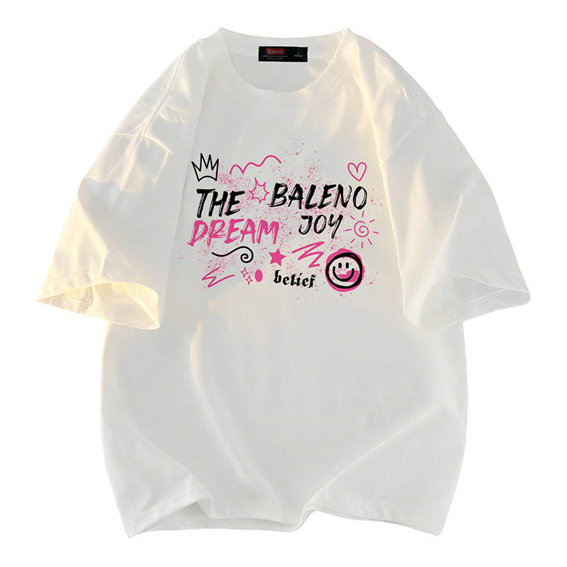 BALENO T Shirts Unisex Crew Neck Moderate Straight Fit