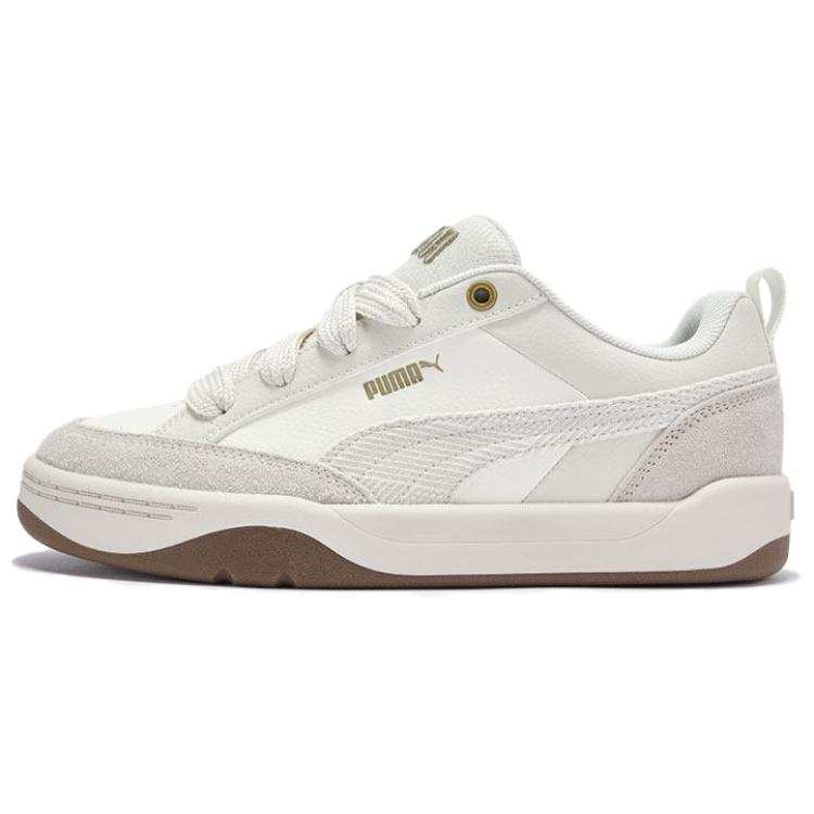 PUMA Park Lifestyle Fabric Low top Skateboard Shoes Unisex Gray White