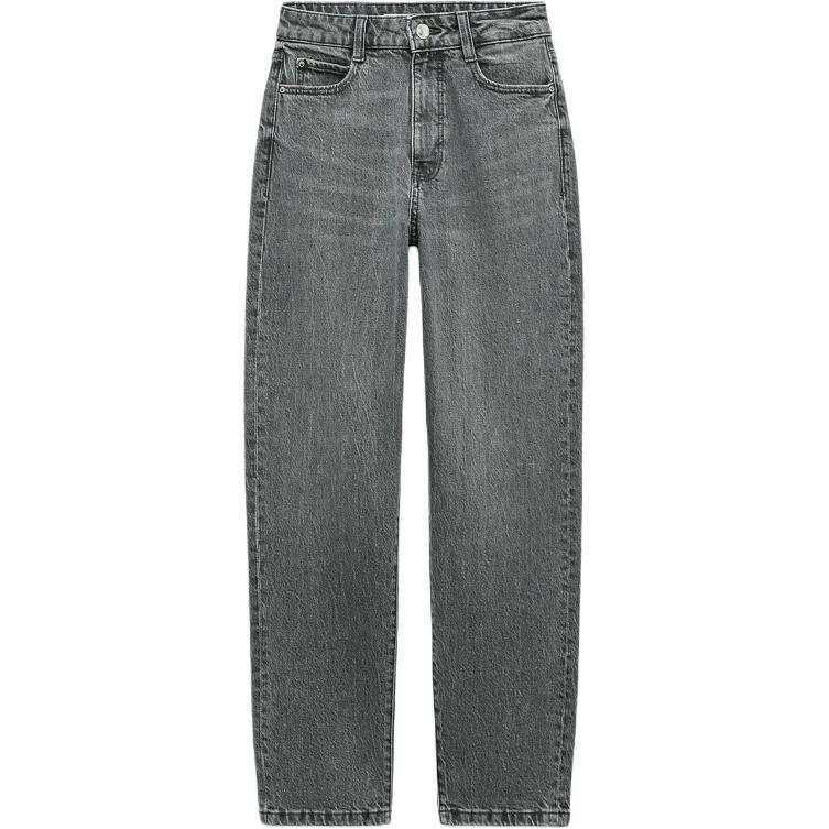 ZARA Jeans Women's Gray Moderate Straight Fit Pants