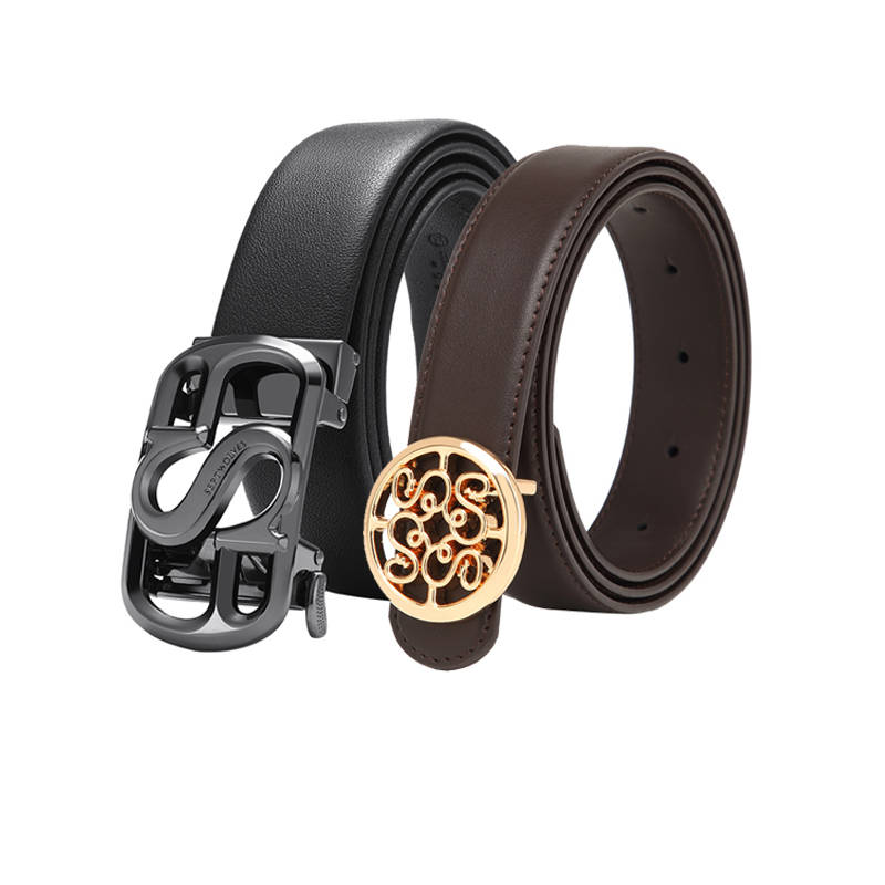SEPTWOLVES SEPTWOLVES Split Cow Leather Belts Unisex 3.5cm