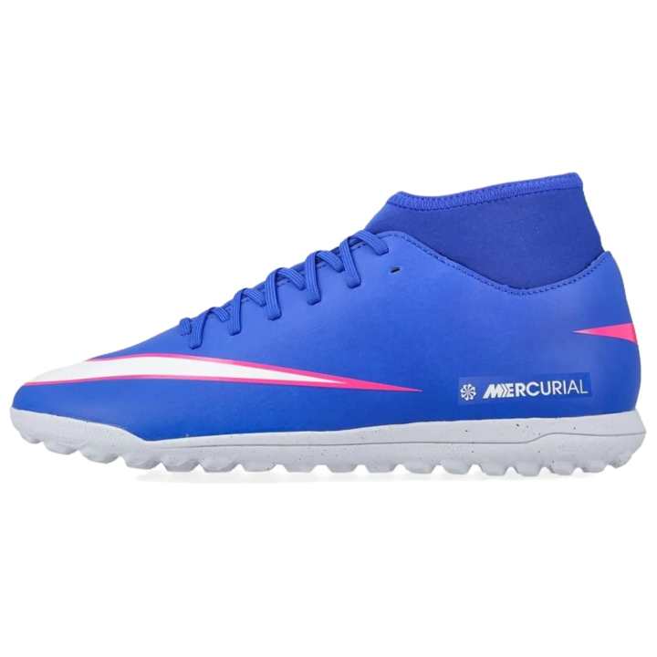 Nike Nike Mercurial Superfly 10 TF Turf Soccer Shoes Unisex Blue White