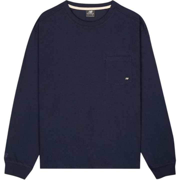 New Balance New Balance T Shirts Unisex Marine Blue Crew Neck