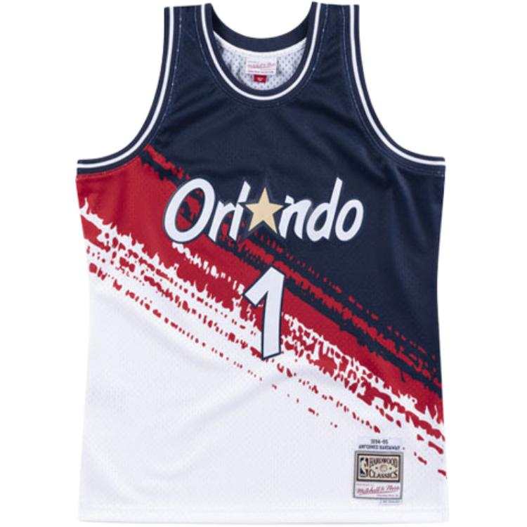 Mitchell Ness Basketball Jerseys Unisex White Moderate Straight Fit