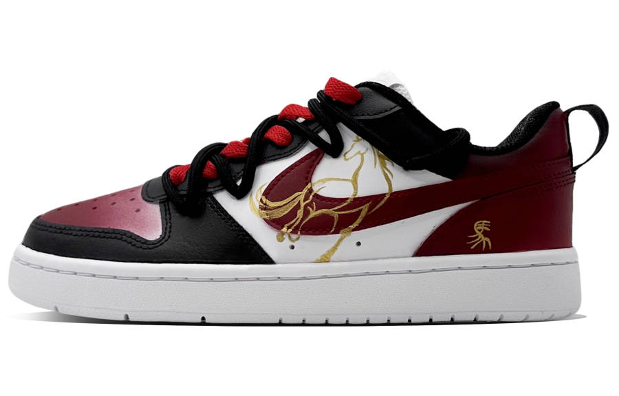 Nike Nike Court Borough Auspicious Unicorn And Golden Horse Synthetic Leather