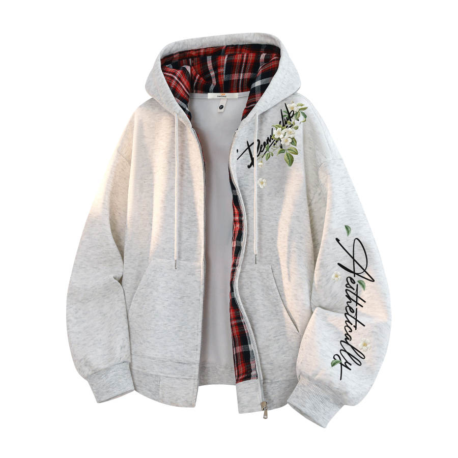 DEERWAY Sweatshirts Unisex Hooded Moderate Cardigan