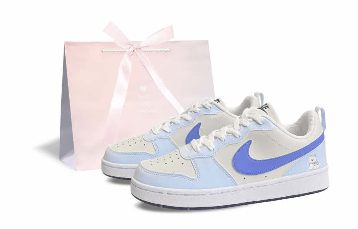 Nike Nike Court Borough 2 Low top Skateboard Shoes Blue Unisex