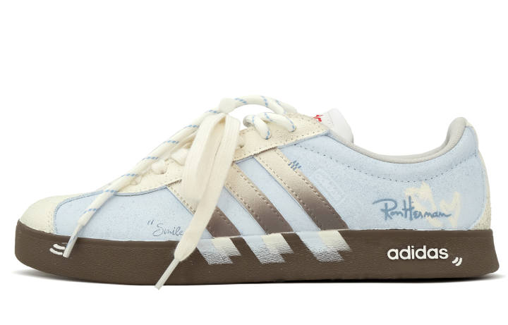 Adidas Adidas VL COURT 2.0 Skateboard Shoes Unisex Blue