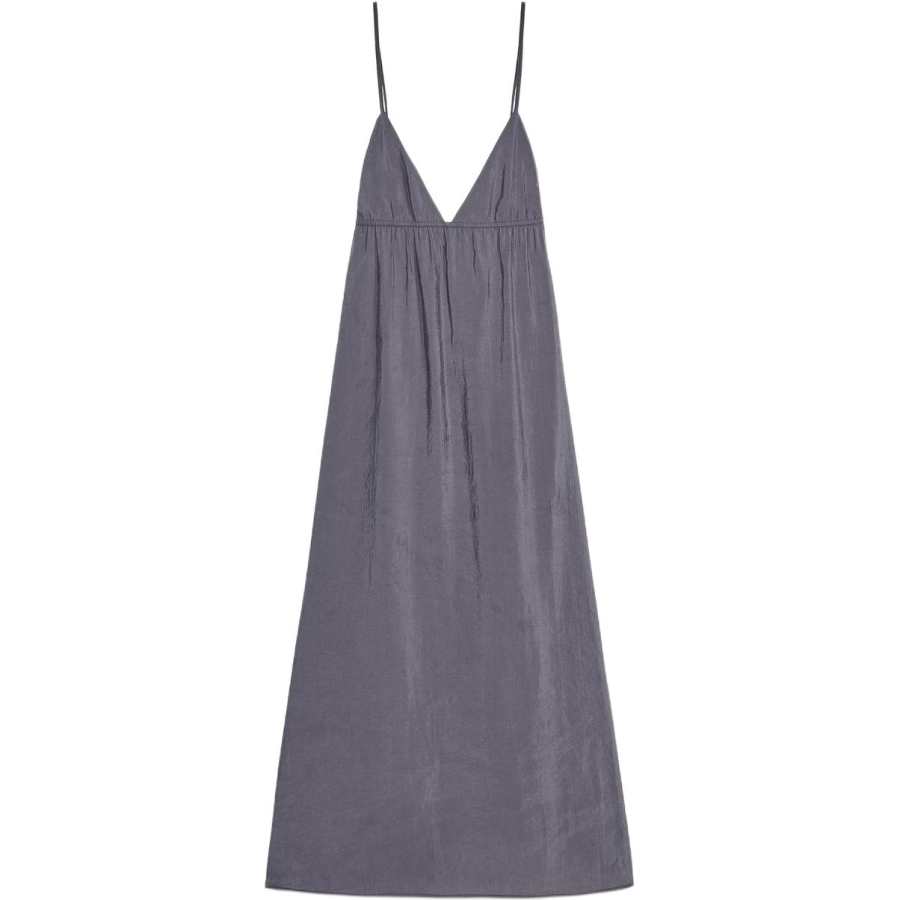 ZARA Slip Dresses Women's Lead V Neck Moderate Long Skirt