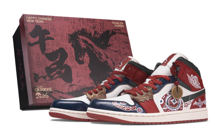 Jordan Jordan Air Jordan 1 Instant Wealth, Special Shoe Box Abrasion Resistant Support Abrasion Resistant Support Mid top