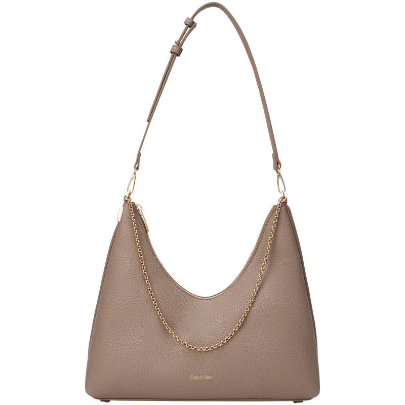CALVIN KLEIN Synthetic Material Shoulder Bag Women's Sandstone Brown