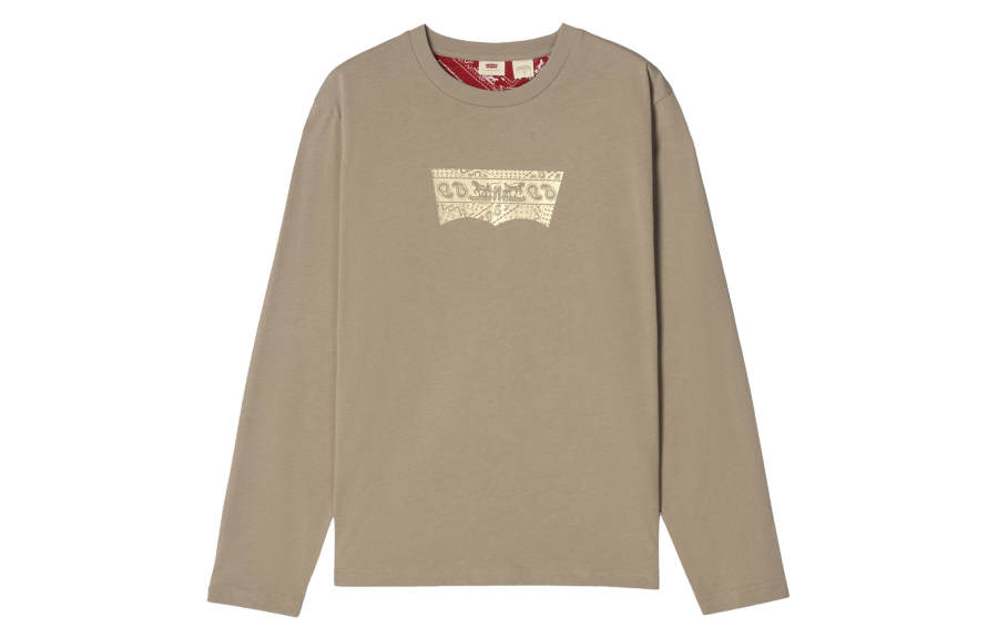 Levis Year Of The Horse Limited Collection T Shirts Unisex Khaki Crew Neck