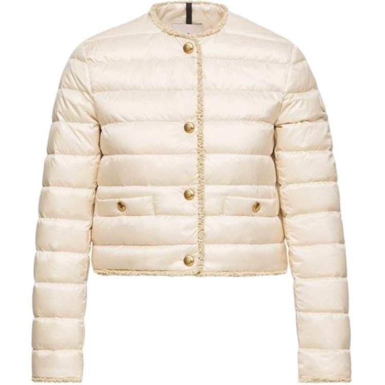 Moncler Moncler Crewneck Button-Up Jacket