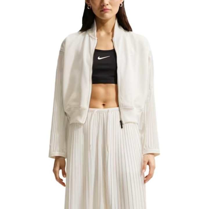 Nike Nike Jackets Women's White Baseball Collar Moderate Other