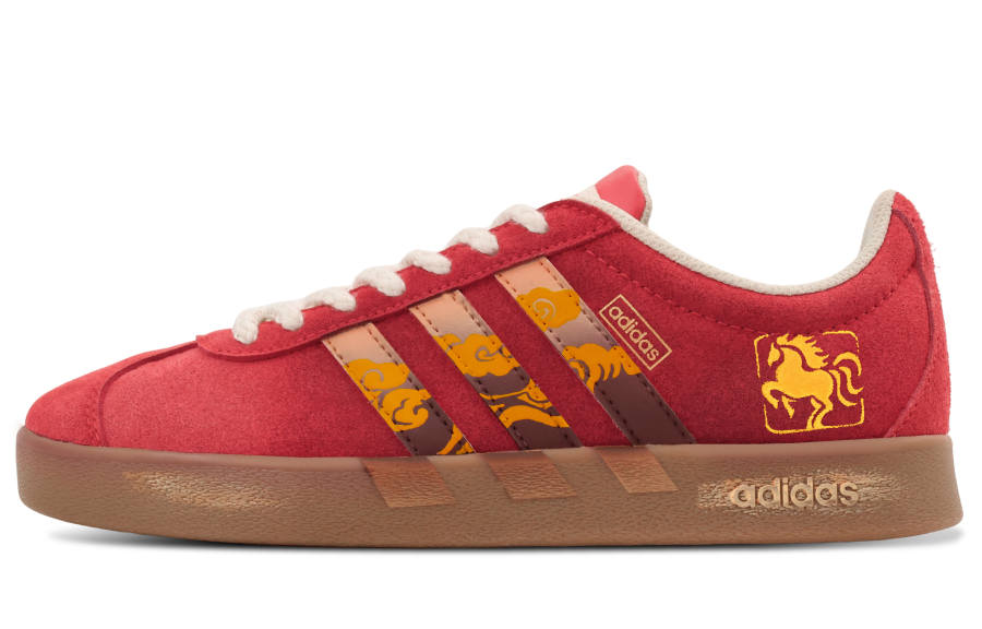 Adidas Adidas Vl Court Classic Abrasion Resistant Low top Skateboard Shoes Unisex