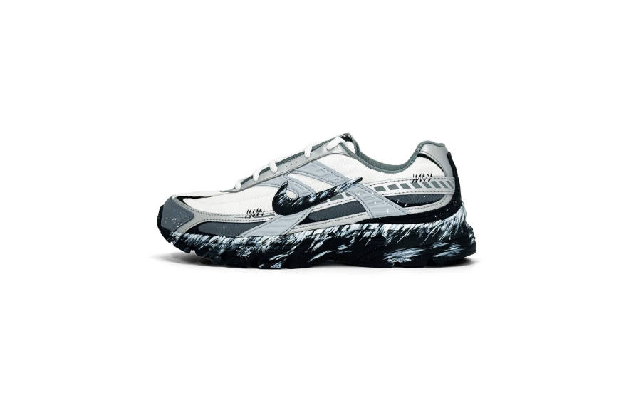 Nike Nike Initiator Abrasion Resistant Slip Resistant Low top Running Shoes Unisex White, Gray Black