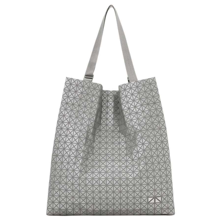 ISSEY MIYAKE CART S Cotton With Nylon Handbag, Shoulder Bag Regular Women's Silver