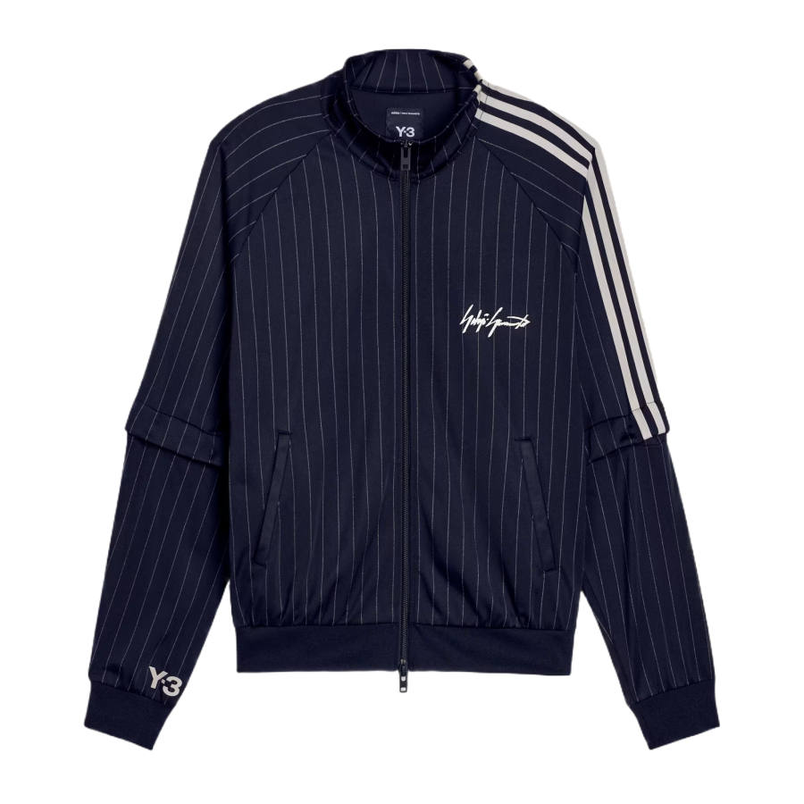 Y-3 Y-3 Stand Up Collar Striped Sweatshirt