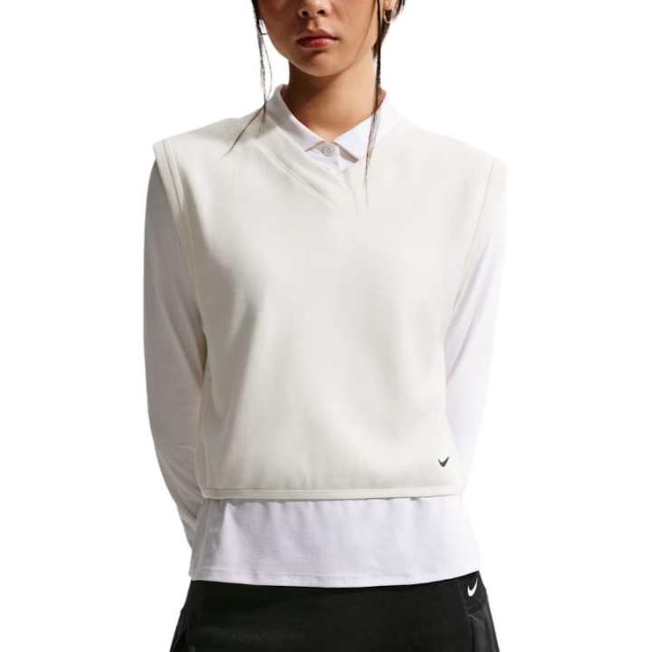 Nike Nike Golf Clothing Women's Sail White V Neck Moderate