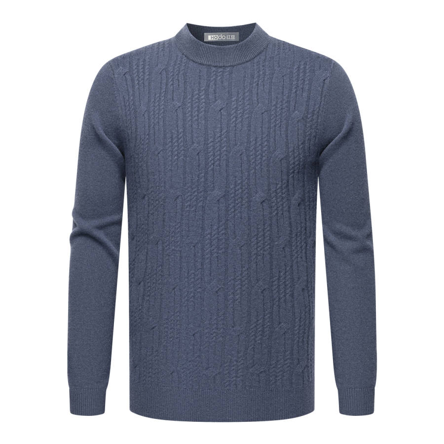 Hodo Hodo Sweaters Men's Crew Neck Thickened