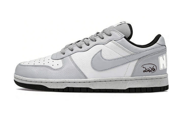 Nike Nike Big Simple Elegance Gray Abrasion Resistant Slip Resistant Low top Skateboard Shoes Men's Gray