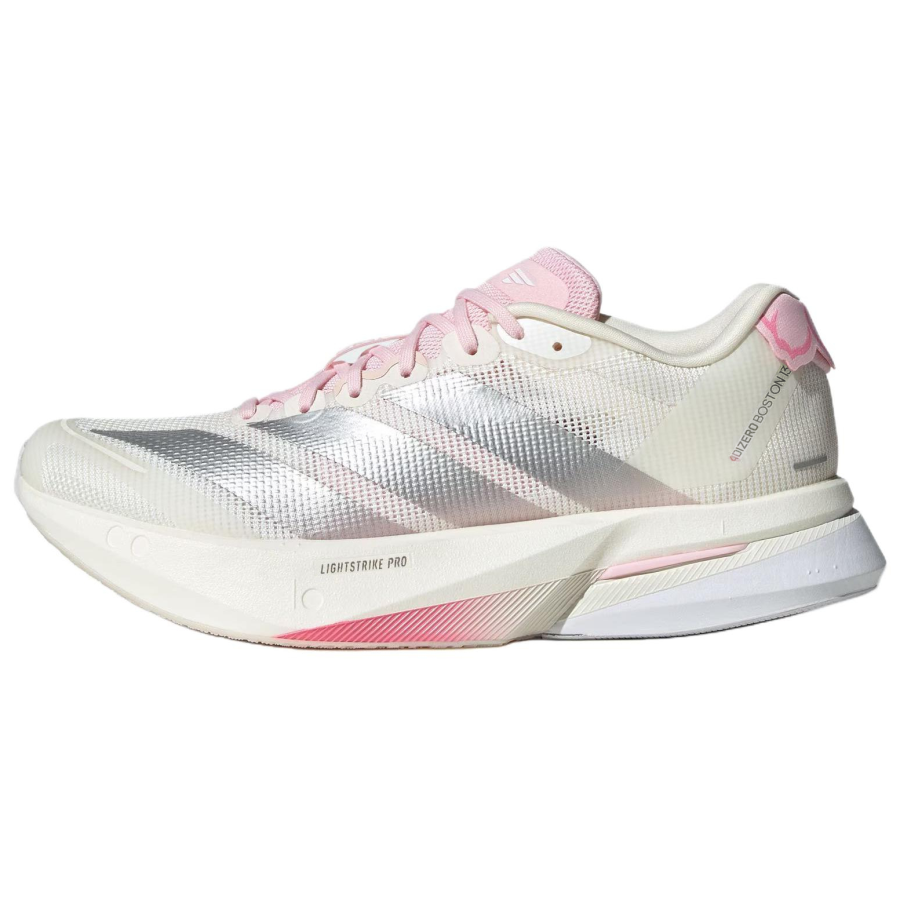 Adidas Adidas Adizero Boston 13 Breathable Low top Marathon Racing Running Shoes Women's Bright White