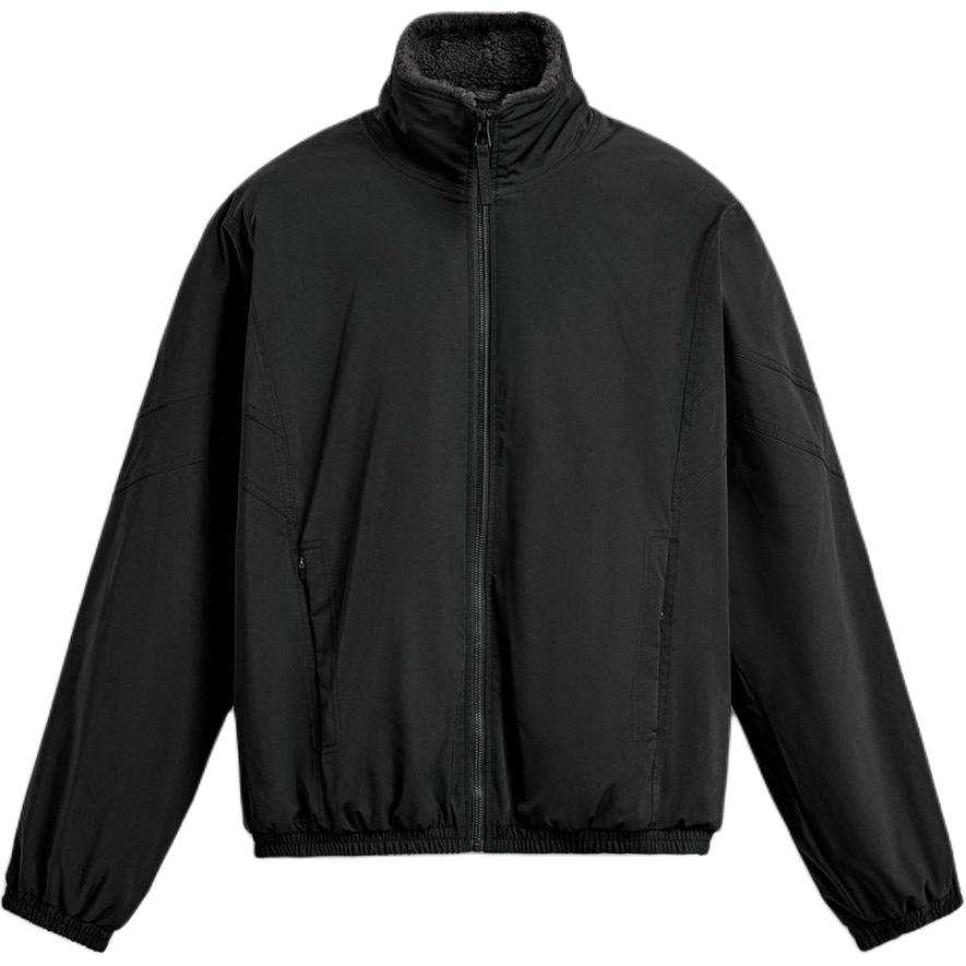ZARA Puffer Jackets Men's Black Stand Collar Moderate Puffer Jacket
