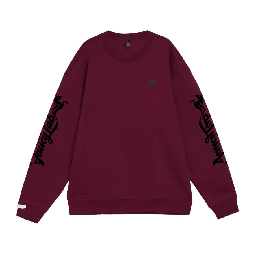 Adidas Adidas Sweatshirts Unisex Red Crew Neck Moderate Regular