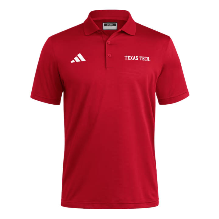 Adidas Adidas Golf Clothing Men's Team Power Red/White Polo Collar Moderate